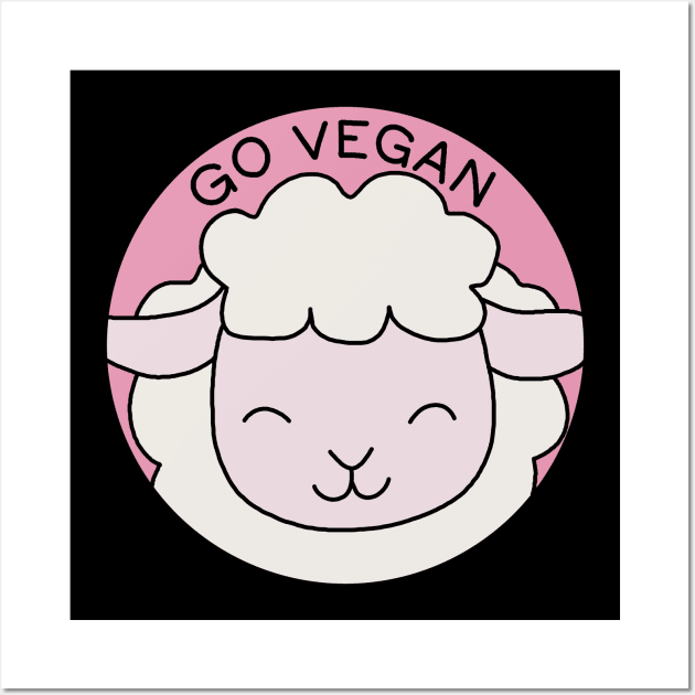 Go Vegan Wall Art by valentinahramov